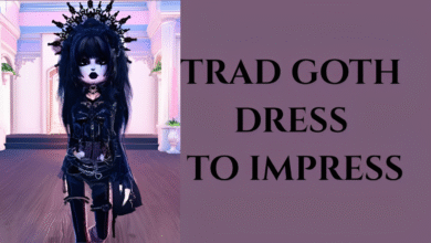 Trad Goth Dress to Impress