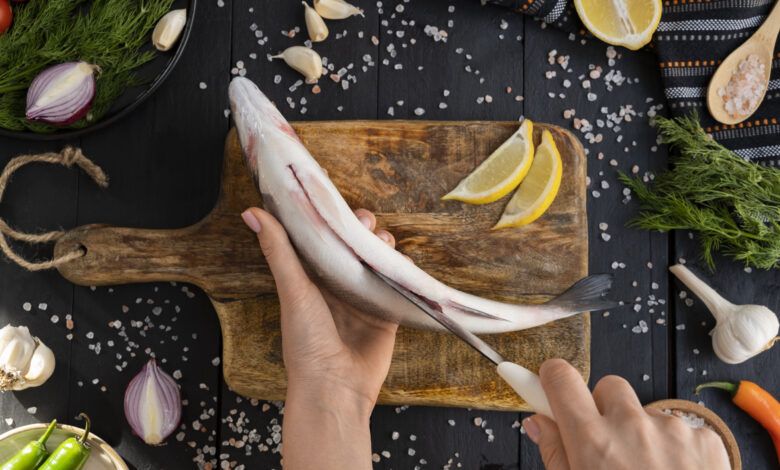 Fresh Skate Fish